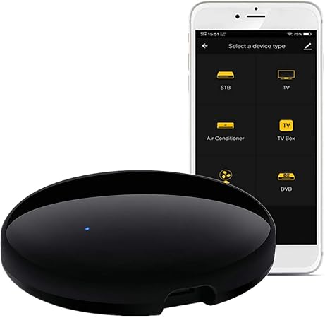 JINQII Smart WiFi IR control remoto universal Hub controlador IR Blaster para aire acondicionado TV compatible con Alexa Google Home IFTTT funcin de aprendizaje IR