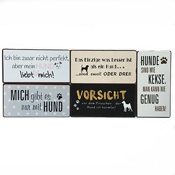 As4home 5 Kühlschrankmagnete Hund Hunde Magnet Im Shabby