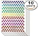Jazzstick 2000 Colorful Valentines Small Heart Stickers 10 sheets (VST01A15)