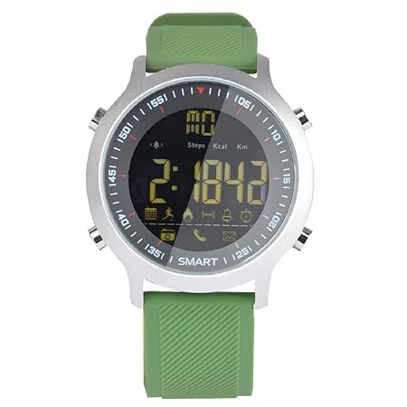 CELESTECH Sports Waterproof Fitness Tracker Smart Watch with Pedometer IP68 for iOS and Android (Olive Green, CTX18)