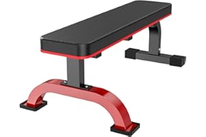 TYRSEN Flat weight Bench Press, Heavy-duty Workout bench for home gym, Utility 770LBS Strength Training Bench Press for Full Body Workout