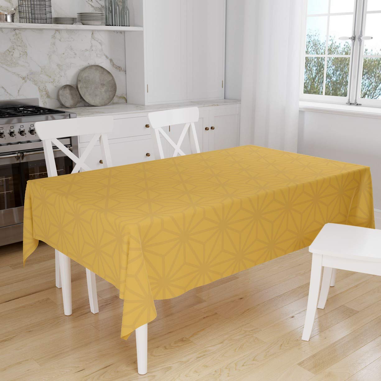 Bonamaison Kitchen Decoration, Tablecloth, 140cm x 160cm - Designed and Manufactured in Turkey