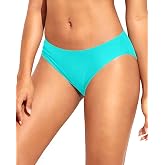 Women Bikini Bottom Full Coverage Bathing Suit Bottoms Swimsuit Bottom | Low Waist Design, Side Strap Cutout, Full Rear Coverage, Secure Fit, Soft Breathable Fabric