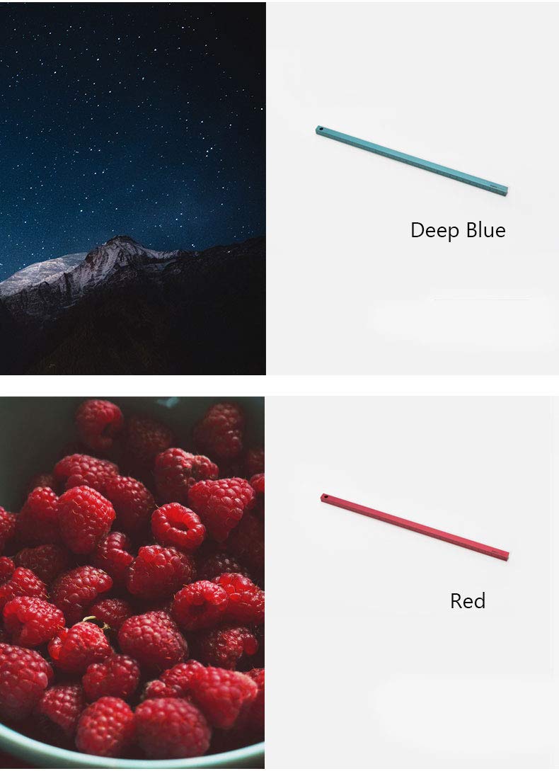 Bela\'s Square Ruler, Aluminum Ruler, Measuring and Drawing Tool, 30 cm Metal Ruler Creative Birthday Gift for Boys, Children and Women (Ocean Blue)