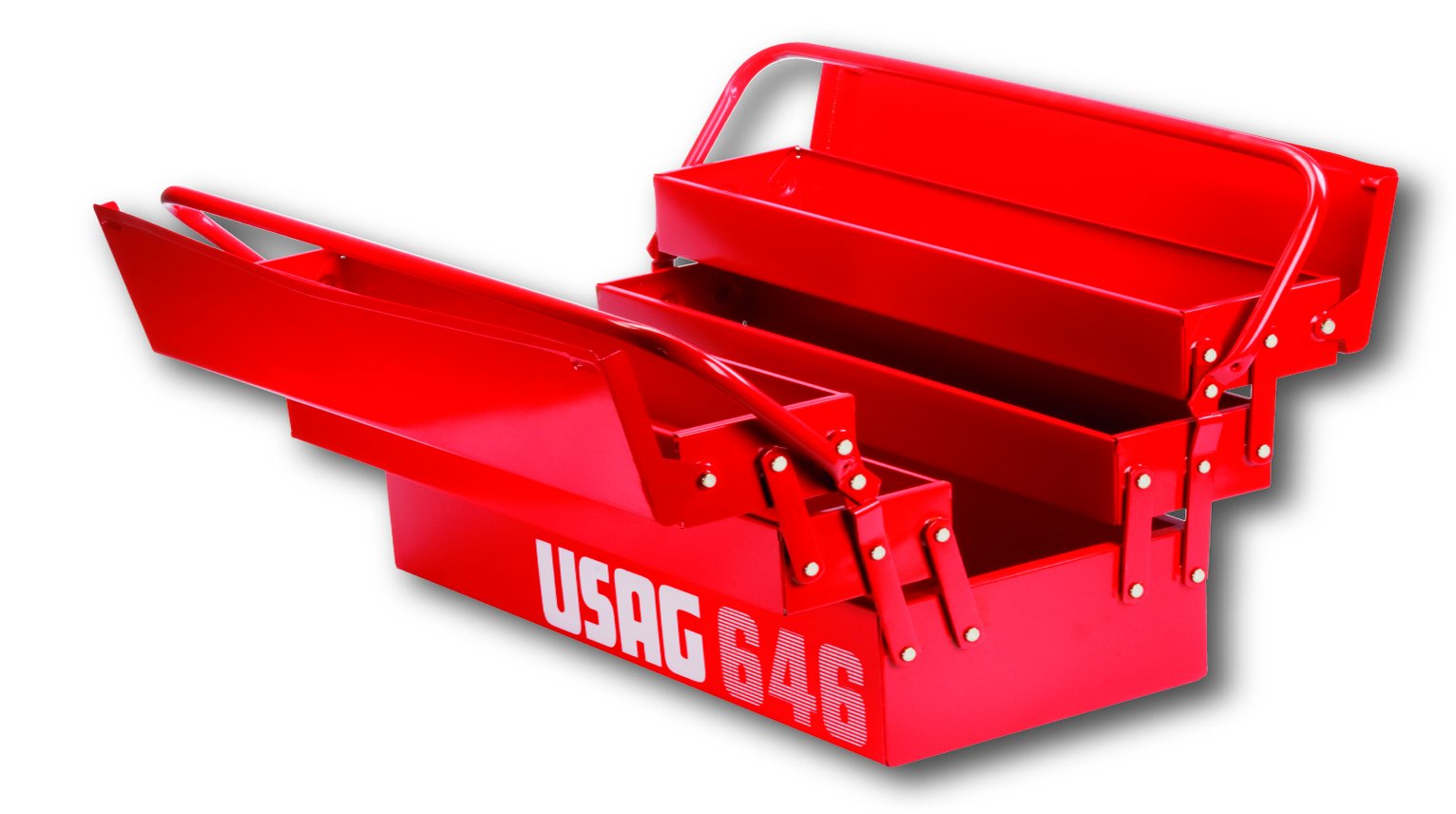 USAG 646/5LV Long Cantilever Tool Boxes, Five compartments (Empty)