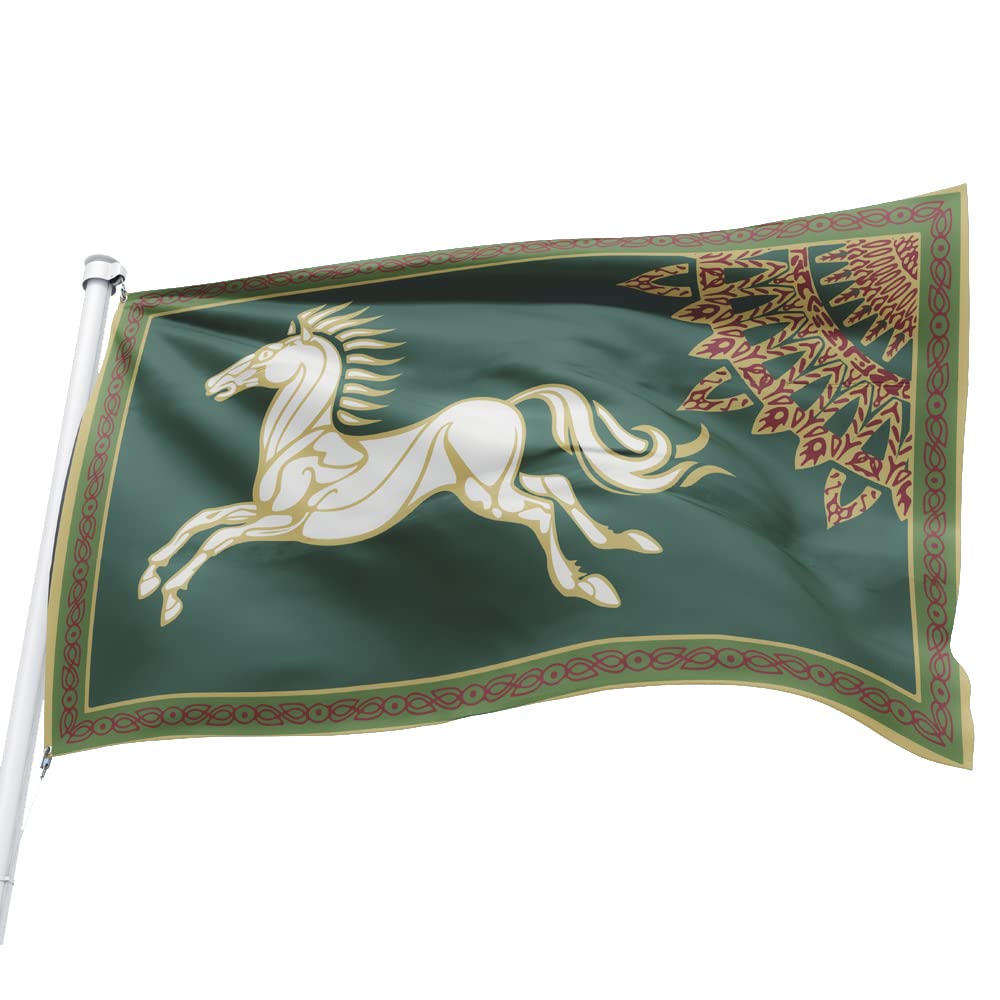 Photo 1 of Flylong LOTR Rohan Flag Banner 3X5 Feet Green