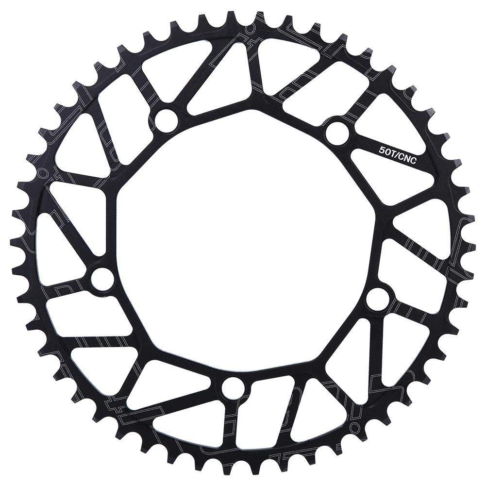VGEBY Bicycle Chainring, Outdoor Positive & Negative Teeth 130BCD Crank Single Disc Bike Single Speed Chainring 50 52 54 56 58T(50T) Bicycles And Spare Parts