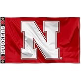 College Flags & Banners Co. Nebraska Cornhuskers Printed Header 3x5 Foot Banner Flag