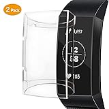 [2 Pack] Protective Case for Fitbit Charge 3 Case