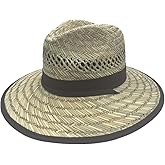 TUREVIEW Safari Straw Hat Wide Brim Beach Hat Sun Protection Hat Travel Fishing with Lanyard for Men and Women