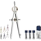 Mr. Pen- Professional Geometry Compass, Extra Lead Included, Metal Drawing Compass for Geometry, Precision, Drafting Tool for