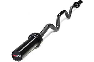 CAP Barbell 48-Inch Super Curl Olympic Barbell for 2-Inch Weight Plates | Multiple Options