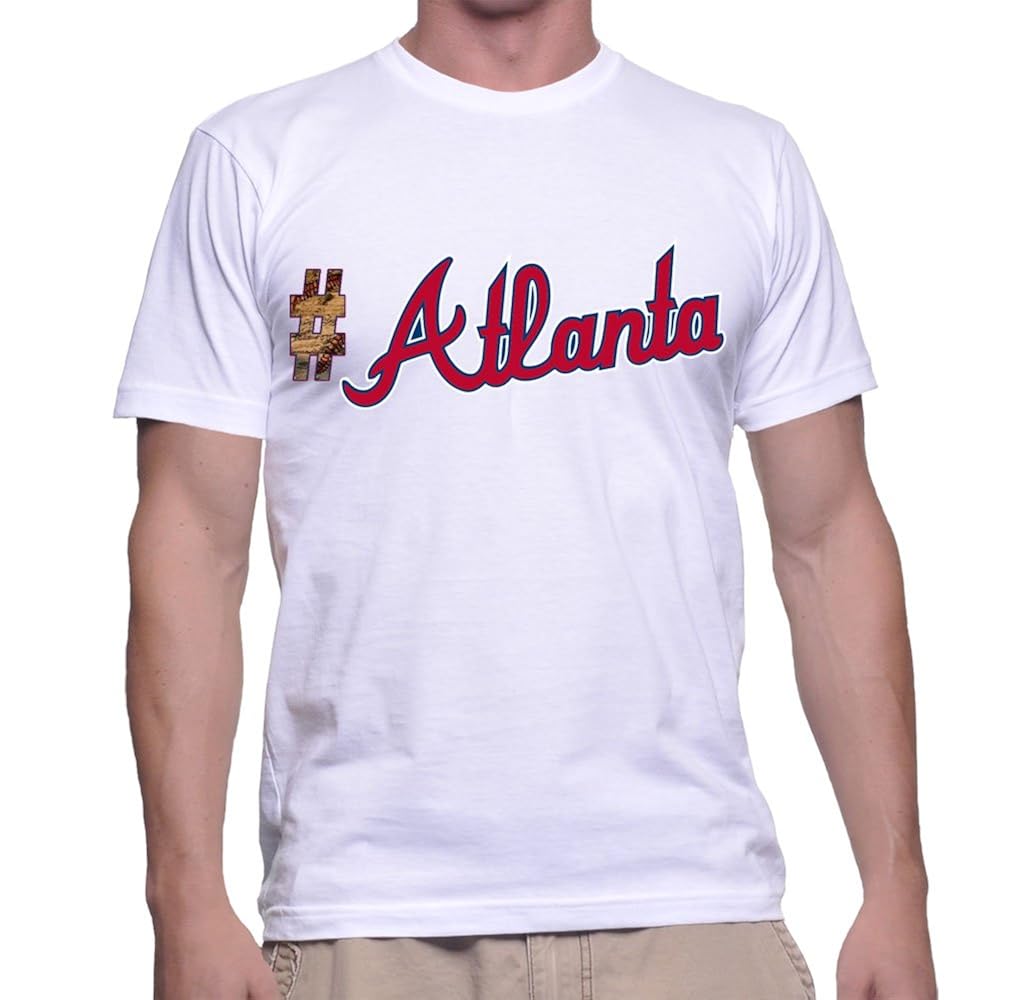 Bleureign Tm Hashtag Atlanta Atlanta Baseball Team Fashion T Shirt 1809 Pilihax
