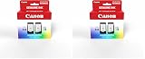 Canon PG-275 XL/CL-276 XL Genuine Ink Value Pack (2 Cartridges),Compatible with TS3520/3522/4722/3720/3722,TR4720,(Pack of 2)