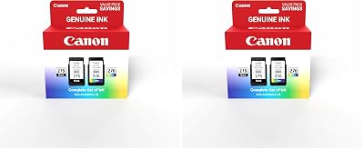 Canon PG-275 XL/CL-276 XL Genuine Ink Value Pack (2 Cartridges),Compatible with TS3520/3522/4722/3720/3722,TR4720,(Pack of 2)