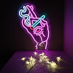 Evil Eye Neon Sign Funky Decor,17 x 10 Inches