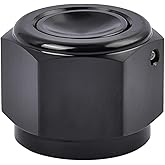EVIL ENERGY 6AN Flare Cap Block off Fitting Plug Black