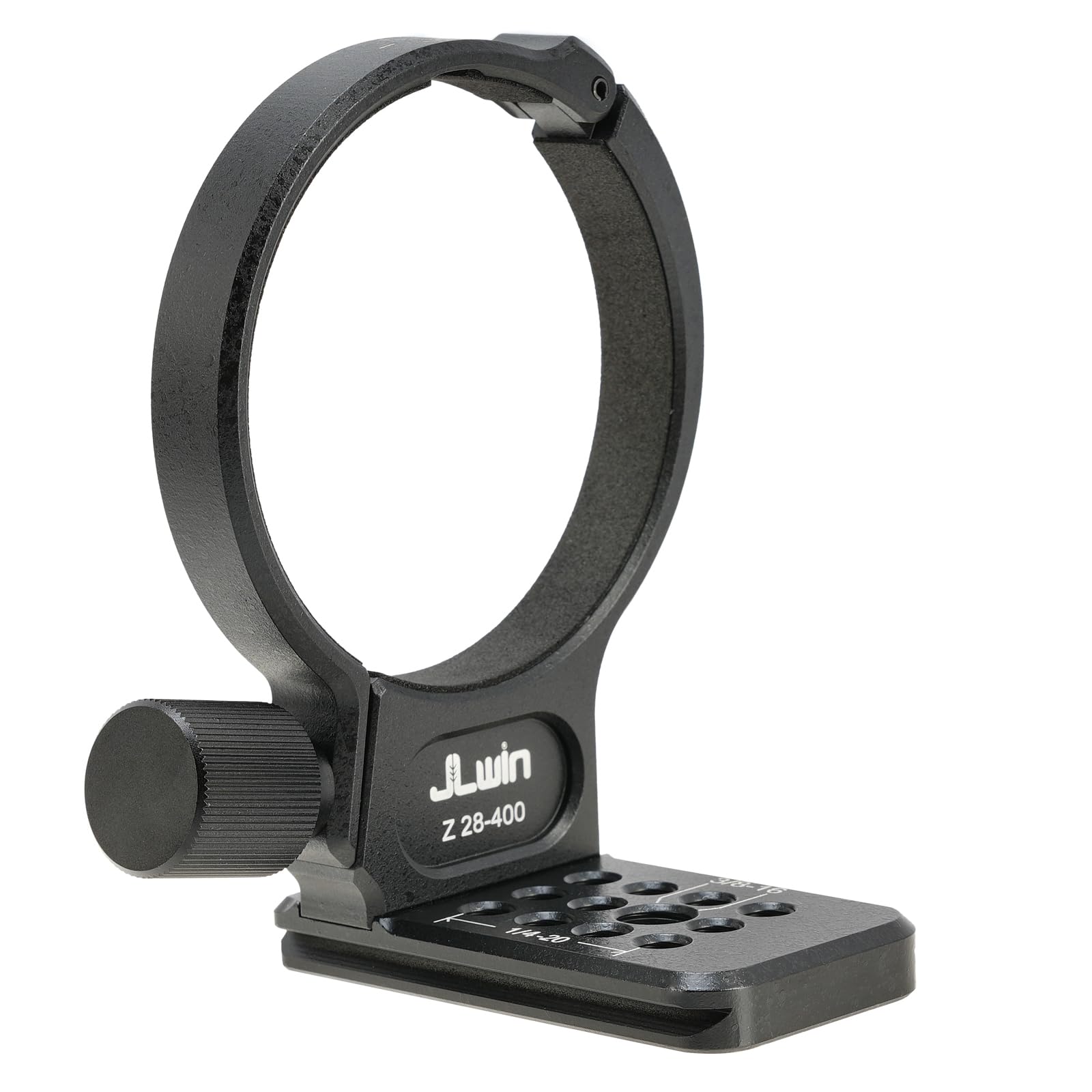 FOTGA Metal Tripod Collar Mount Ring 70mm for Nikon NIKKOR Z 28-400mm f/4-8 VR Lens, Bottom with 1/4" & 3/8" Thread Screw Mount Dovetail Groove Quick-Release Plate for Acra-Swiss Type Tripod