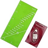 Seam Guide Ruler and Magnetic Seam Guide for Sewing Machine,1/8” to 2” Straight Line Hems Sewing Ruler of Sewing Products for