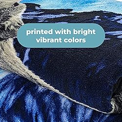 Dawhud Direct II Howling Wolf Fleece Blanket for