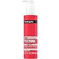 Neutrogena Stubborn Texture Daily Acne Facial Cleanser, Salicylic Acid Face Wash + Glycolic & Polyhydroxy Acids, Fragrance-Free, 6.3 fl. oz