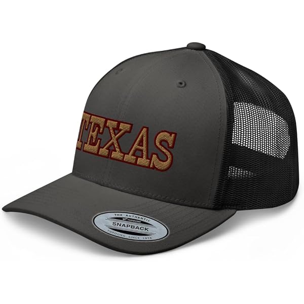 HOOEY Men's Texas Collegiate Snapback Hat - Officially Licensed Adjustable Baseball Cap