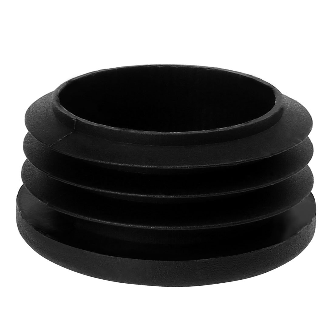 sourcingmap 40mm 1.57" OD Plastic Tube Insert Pipe End Cover Cap, 1.46"-1.54" Inner Dia, for Furniture Metal Table Feet