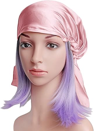 Amazon Co Jp Oshide シルク ナイトキャップ 切れ毛予防 就寝用帽子 室内帽子 三角 お休みキャップ 就寝用帽子 枝毛防止 リボン付き 調整可能 ヘアケア 5色選択可能 保湿 ロングヘア 対応 レディース パジャマ ドラッグストア