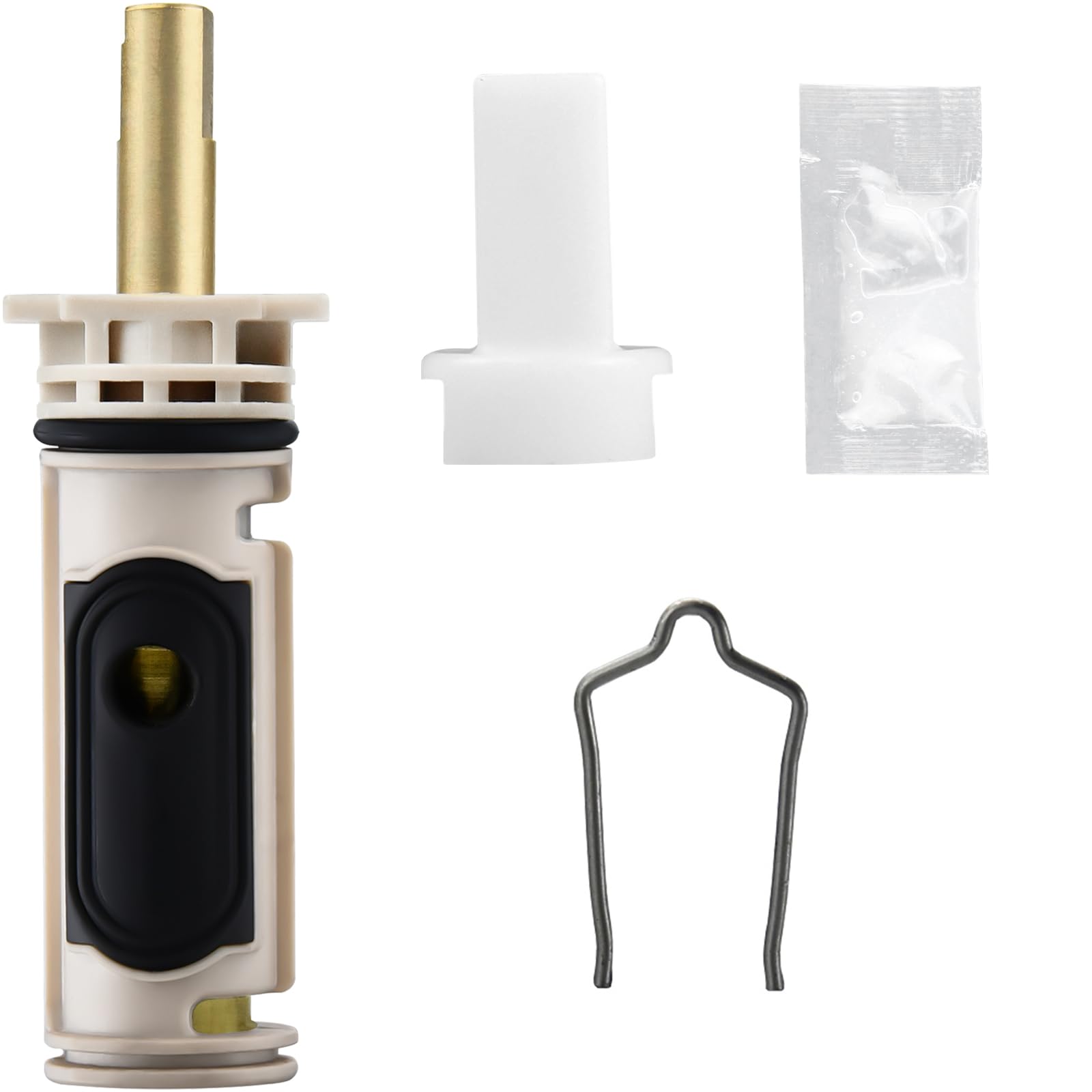 Photo 1 of 1222 Replacement Cartridge Kit for Moen One-Handle PosiTemp Faucets, Replacement Compatible with Moen Tub Shower,Metals & Plastics