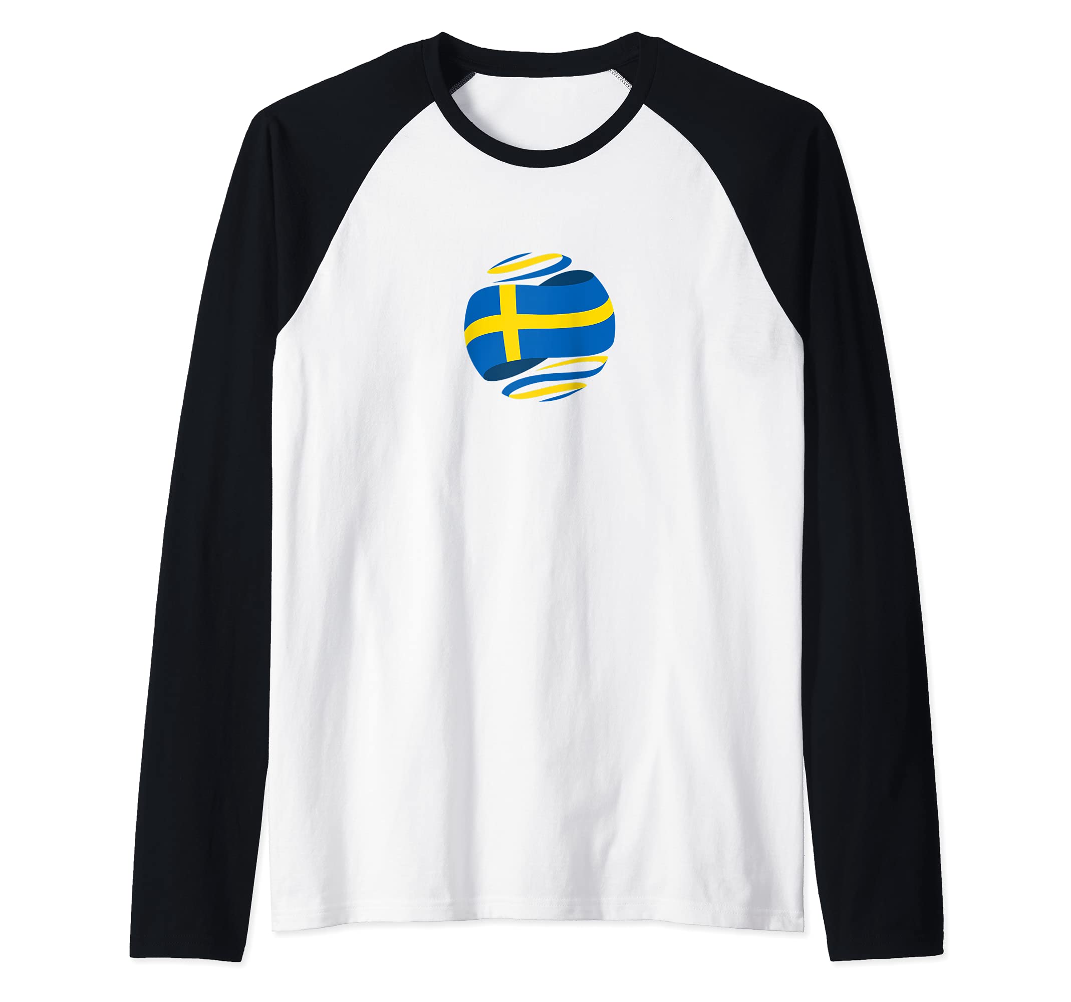 Flag Sweden Raglan Baseball Tee