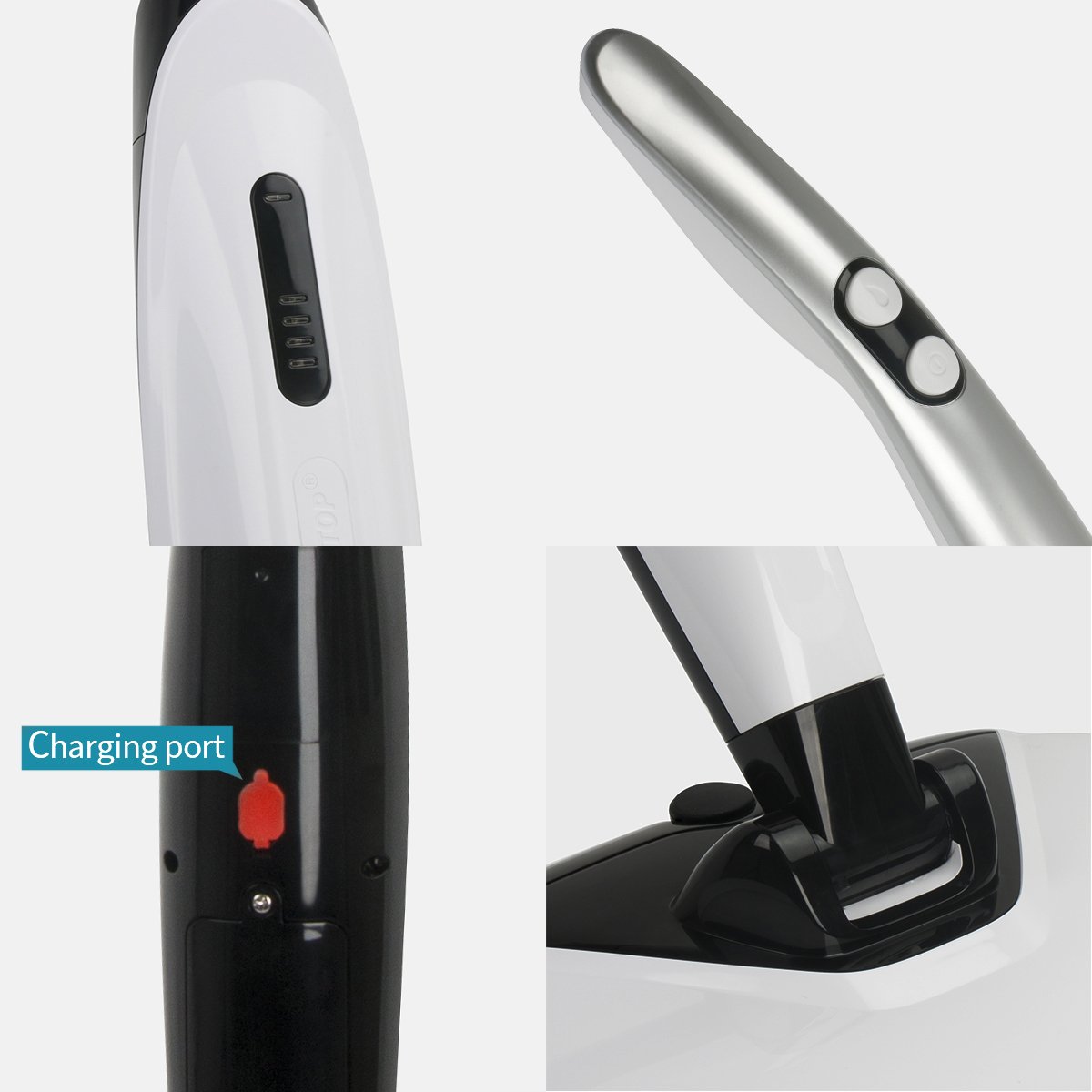 Spray Mop Mute Electric Mopping Magic Spin Scrubber Cordless Cleaners machines Wet/Dry with Water Tank ,2 Rotate Speed Modes Powerful Cleaner Ideal for Flat Hard/ Wooden/Tile Floor