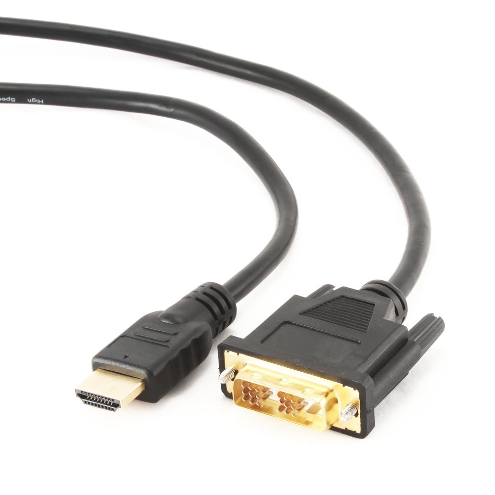 Gembird 3m HDMI to DVI Cable with Gold Plated Connectors