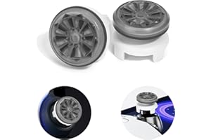 DLseego Thumb Grips Caps for PlayStation Portal Remote Player, Full Protection Anti-Slip & Anti-Scratch Anti-Fingerprint Protective Cartoon Button Cap Cover 2 Thumb Stick Caps - Black