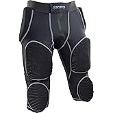 Sports Unlimited 7 Pad Integrated Adult Football Girdle for Men - Flex Thigh Pads - Girdle for Football