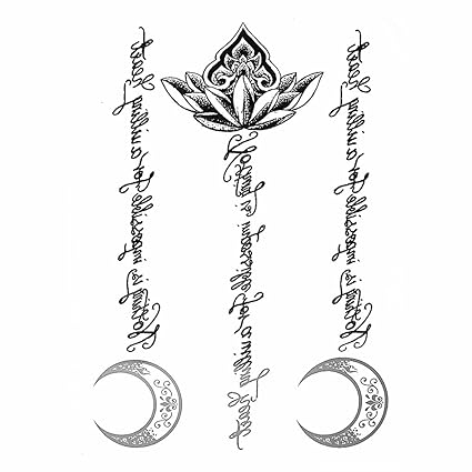 Lzc Tatuaje Temporal Para Adulto Diseno De Hombro Completo