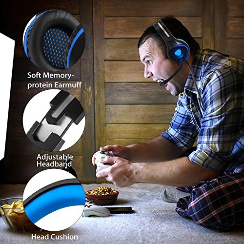 image for Xbox one Headset,Henscoqi Gaming Headset for PS4 Xbox one 3.5mm Over-E