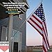Front Line Flags Flag Pole: 6' Ft White Aluminum Flagpole | Spinning & Tangle Free | Heavy Duty | Wind Resistant and Rust Free Wall Mount Flagpole P/N FL6W
