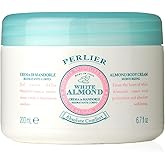 Perlier White Almond Body Cream - Ultra-Rich Moisturizing Body Cream with Sweet Almond Oil, Nourishes & Softens Dry Skin, 6.7 oz