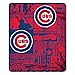 The Northwest Company (NW-203778) MLB Chicago Cubs Strength Printed Fleece Throw, 50-inch by 60-inch