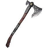 CoserWorld 1:1 Replica PU Foam Hammer, Medieval Axes Costume Prop, Halloween Cosplay Weapons