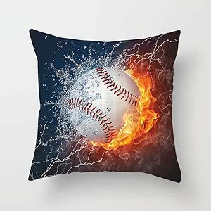 N\A Bola de béisbol en Llamas de Fuego y Agua Salpicaduras de truenos