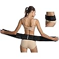 SUNFATT Sacroiliac SI Joint Hip Belt,Lumbar Plus-Size Back Support for Women,55" Lower Back Brace for Women and Men,Sacroiliac Belt for Sciatica Pelvis Lumbar Hip Pain Relief Black