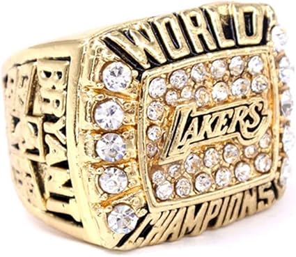 Amazon Com Championship Rings 2000 Champions Rings Kobe Basketball Replica Collection Souvenirs Gifts Ring Sports Outdoors