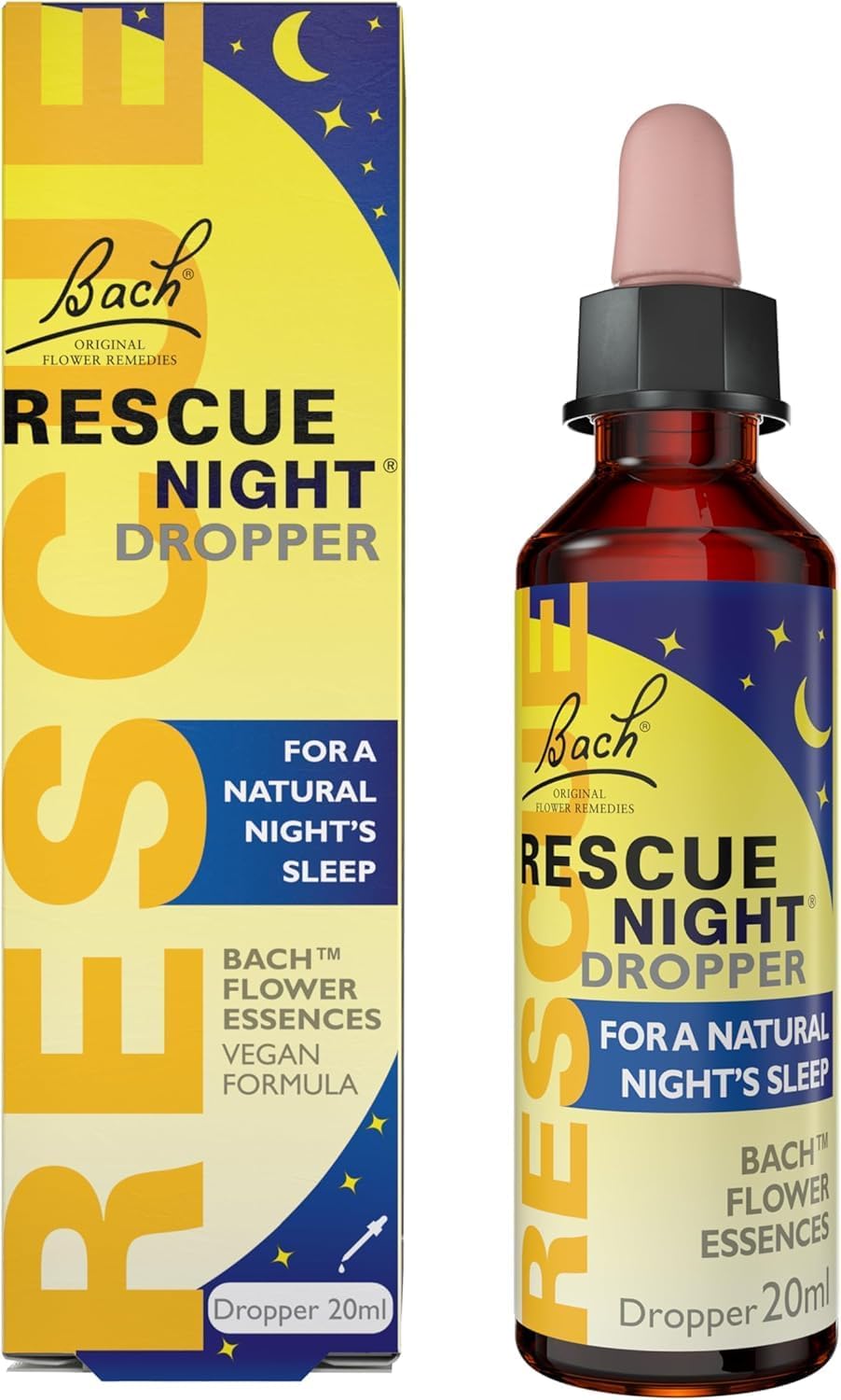 RESCUE Night Dropper Bach Flower Remedies 20ml Aid Sleep