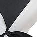 Sunny Fashion KM85 Girls Dress Color Block Contrast White Black Bow Tie Size 8