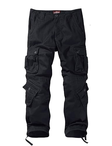 Match Mens Wild Cargo Pants (Charcoal Gray, 36) in Oman Whizz Casual