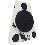 victrola acrylic clear turntable with bluetooth speakers