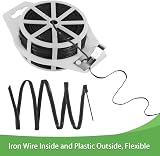 tenn well Garden Wire with Cutter 328 Feet Plant Twist Ties Black view 2