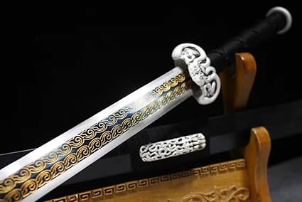 Collectibles Swords Sabers Hand Forge Chinese Sword Han Jian High Carbon Steel Sharp Alloy Fitting Asian Swords Sabers Zsco Iq