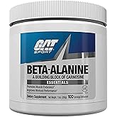 GAT SPORT Beta Alanine Powder Unflavored, 200 Grams, Endurance, Performance, Scoop Included, 100 Servings